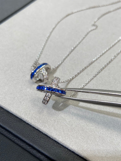[Aetheris]LIENS DIAMOND SILVER NECKLACE