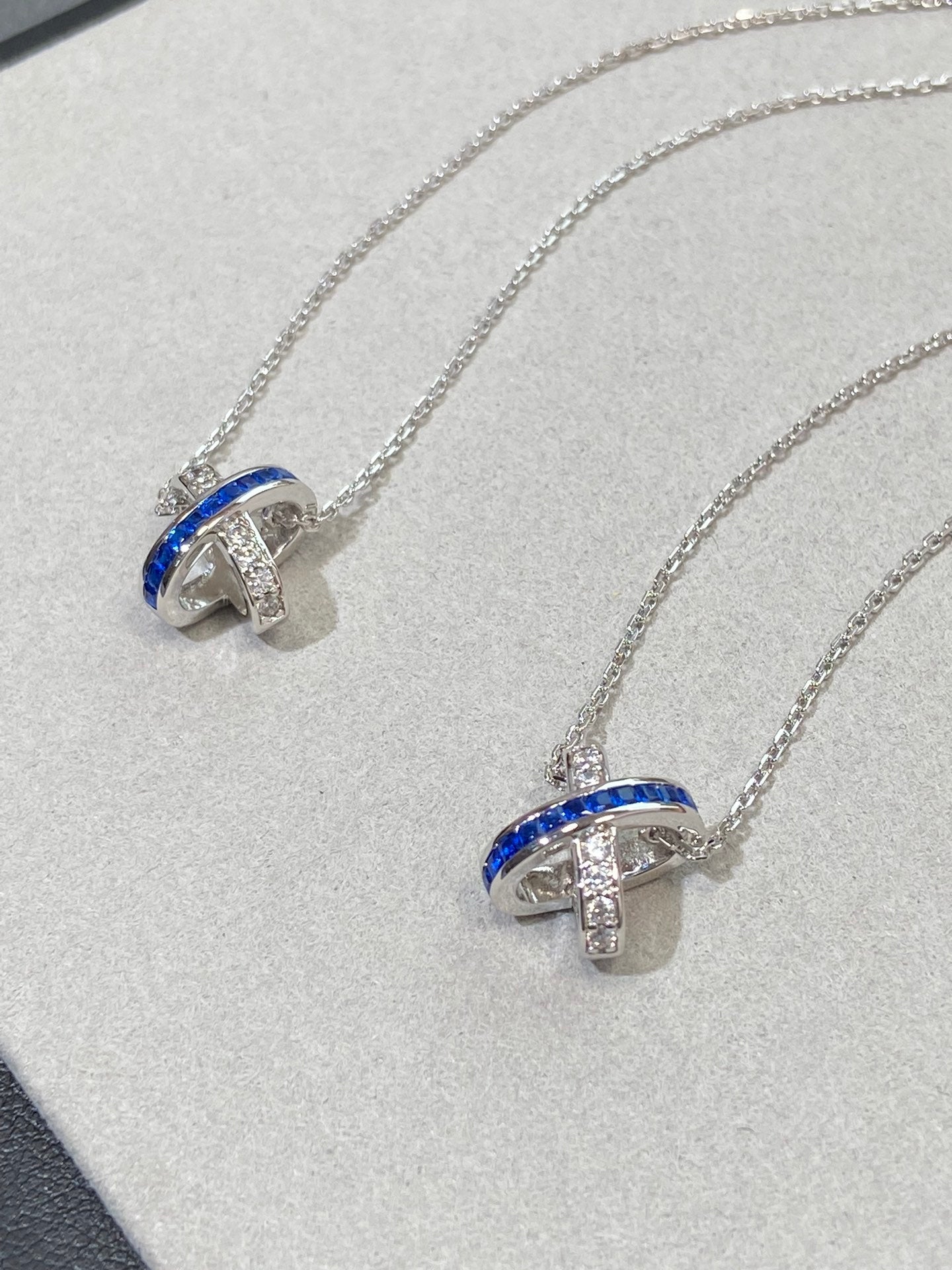 [Aetheris]LIENS DIAMOND SILVER NECKLACE