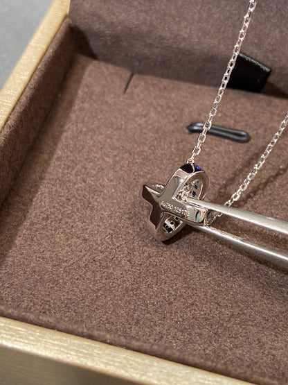 [Aetheris]LIENS DIAMOND SILVER NECKLACE