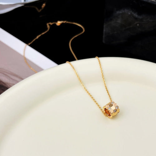 [Aetheris]BEE MINI PEDANT DIAMOND NECKLACE