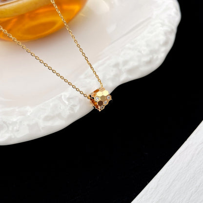 [Aetheris]BEE MINI PEDANT DIAMOND NECKLACE