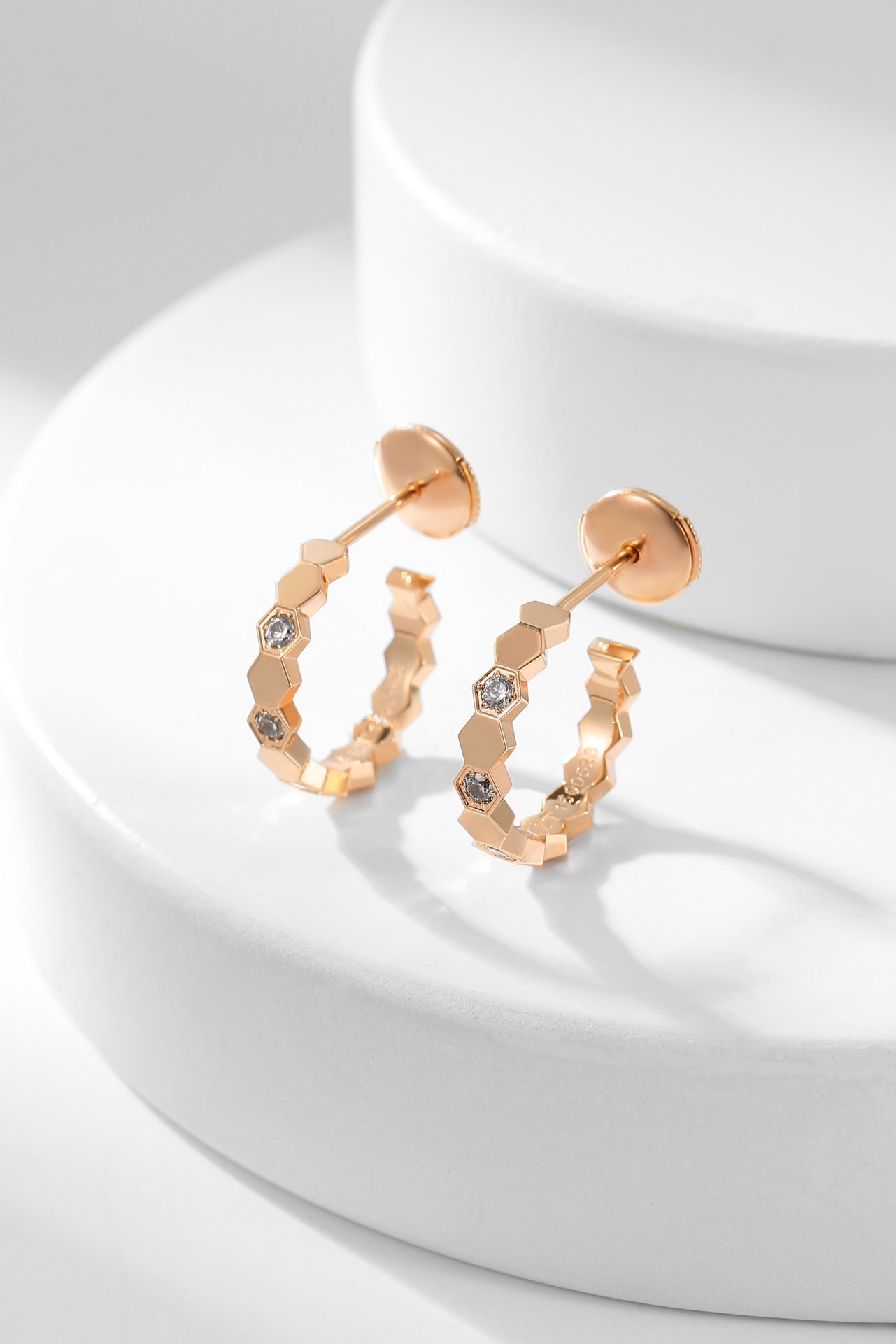 [Aetheris]BEE LOVE DIAMOND HOOP EARRINGS