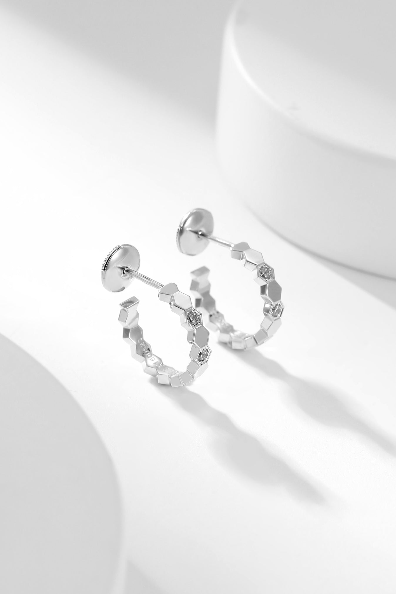 [Aetheris]BEE LOVE DIAMOND HOOP EARRINGS