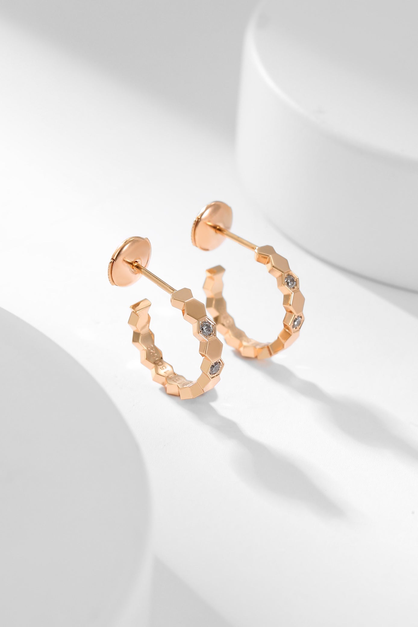 [Aetheris]BEE LOVE DIAMOND HOOP EARRINGS