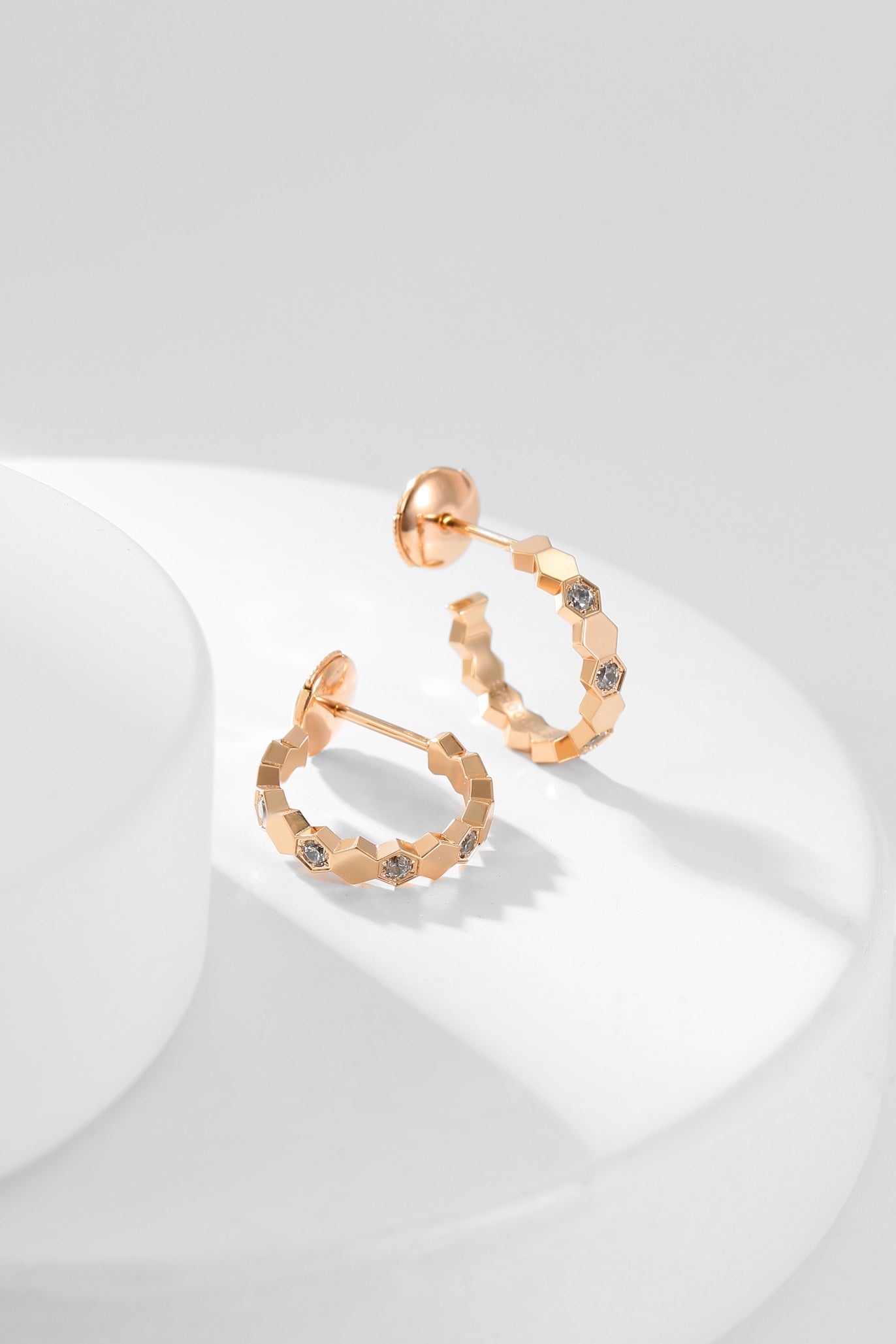 [Aetheris]BEE LOVE DIAMOND HOOP EARRINGS