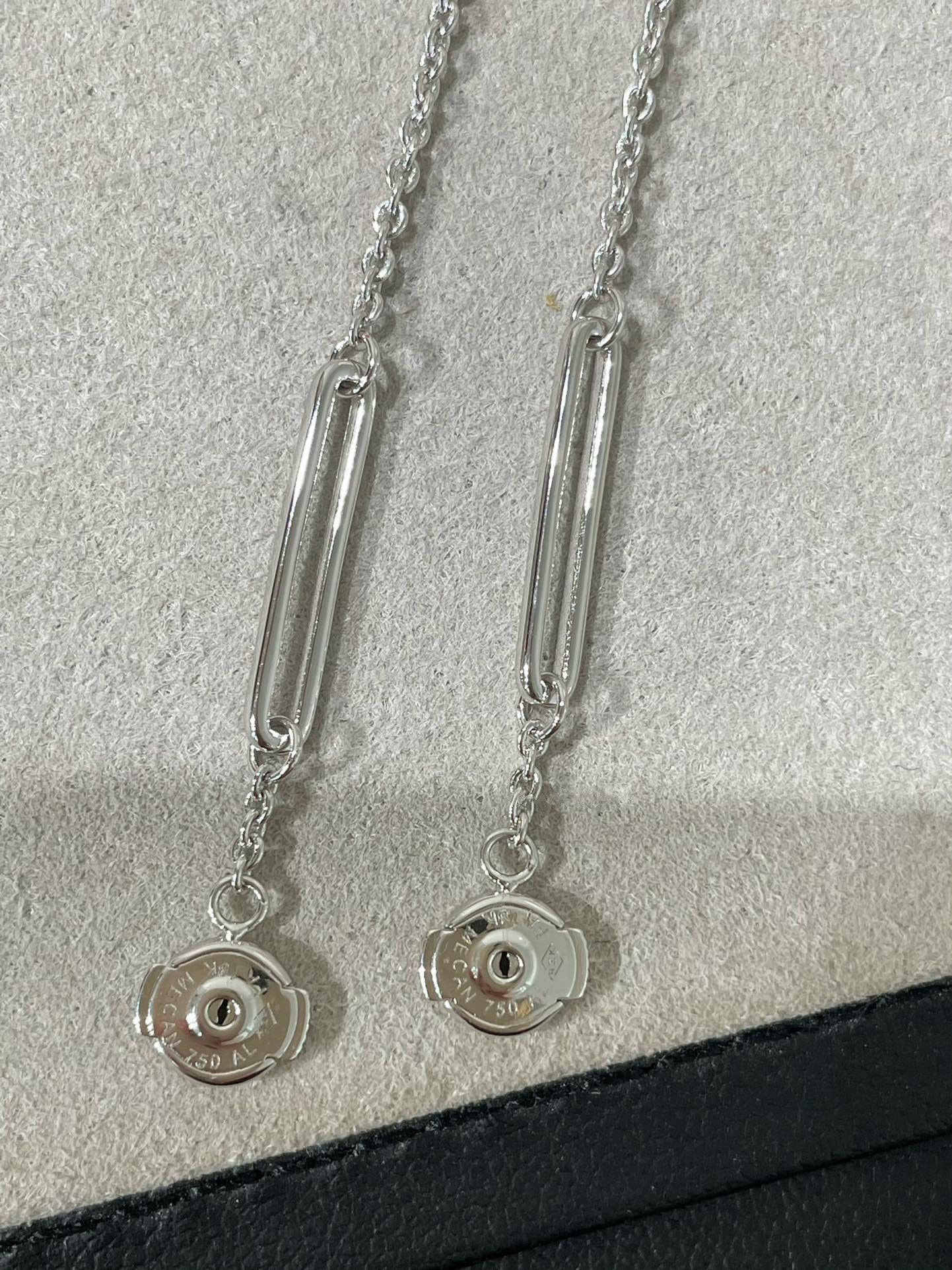 [Aetheris]CHAINE CHAOS DIAMOND DROP EARRINGS