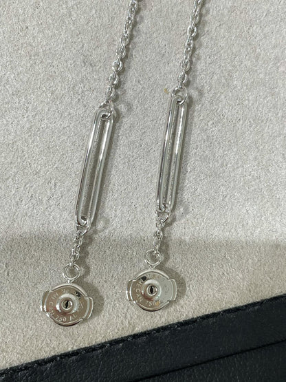 [Aetheris]CHAINE CHAOS DIAMOND DROP EARRINGS