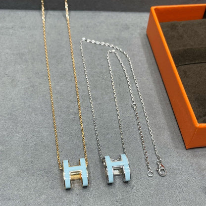 [Aetheris]POP H SKY BLUE NECKLACE