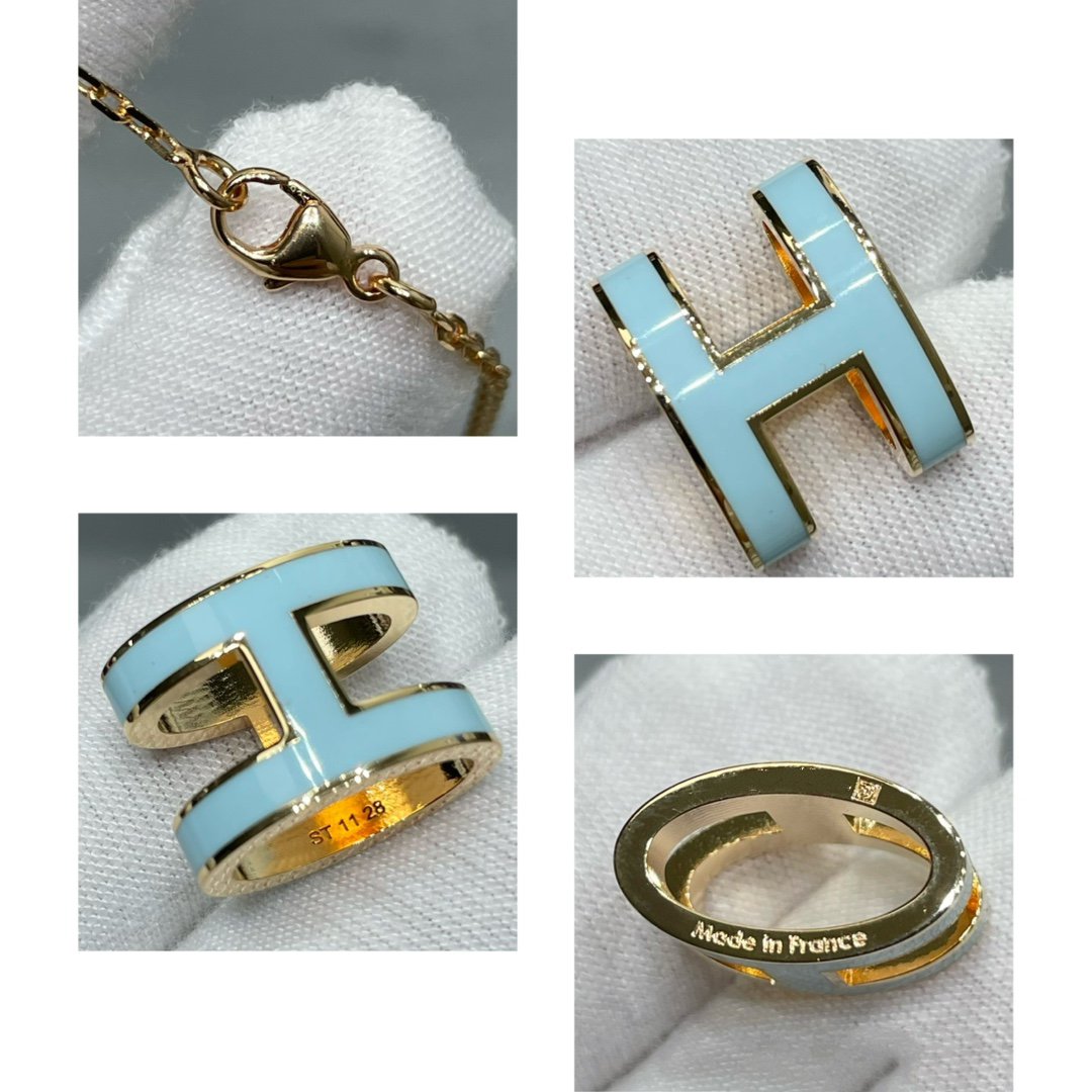[Aetheris]POP H SKY BLUE NECKLACE