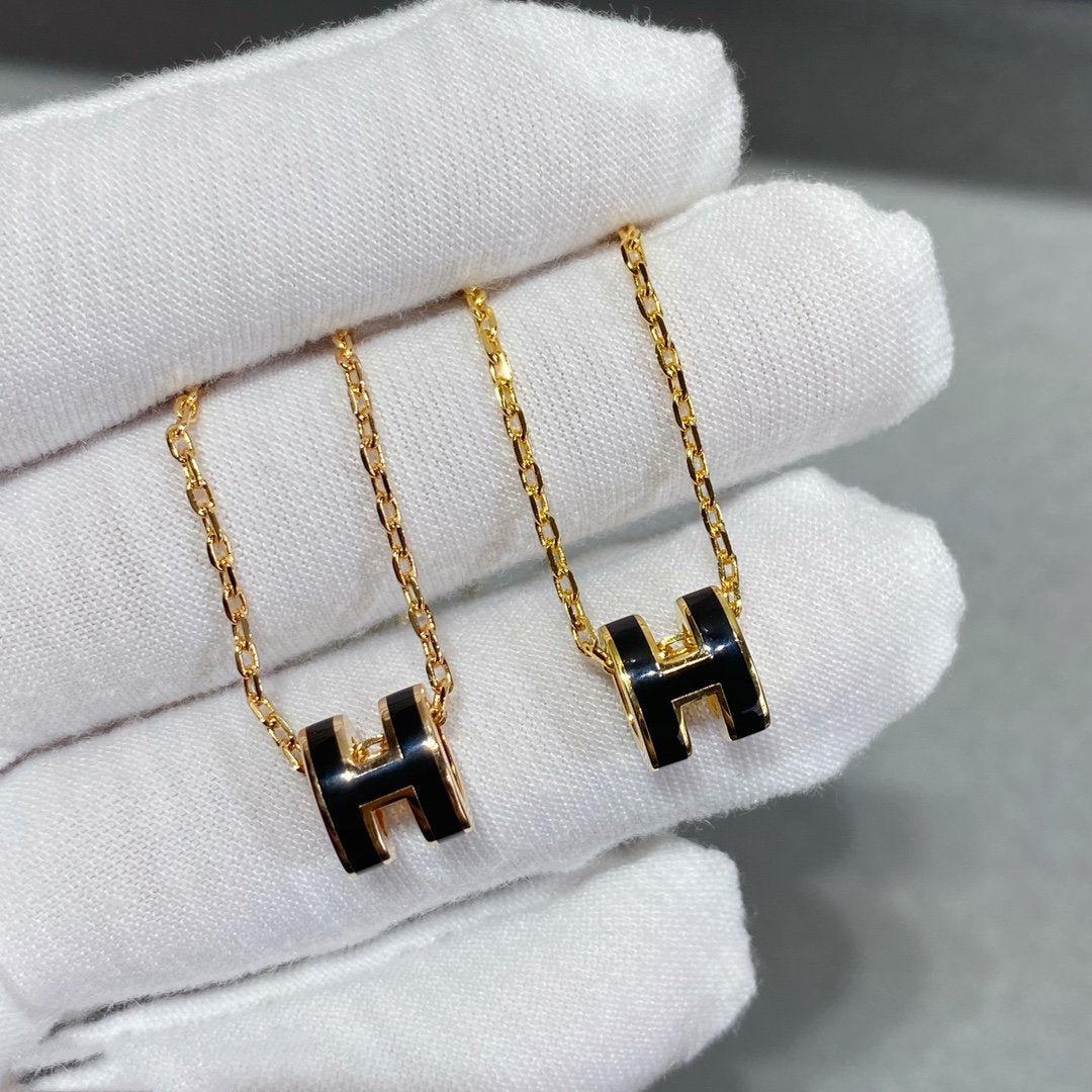 [Aetheris]MINI POP H NECKLACE