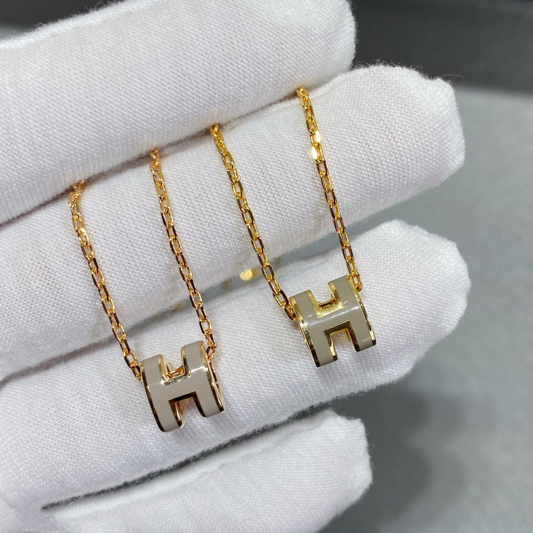 [Aetheris]MINI POP H NECKLACE
