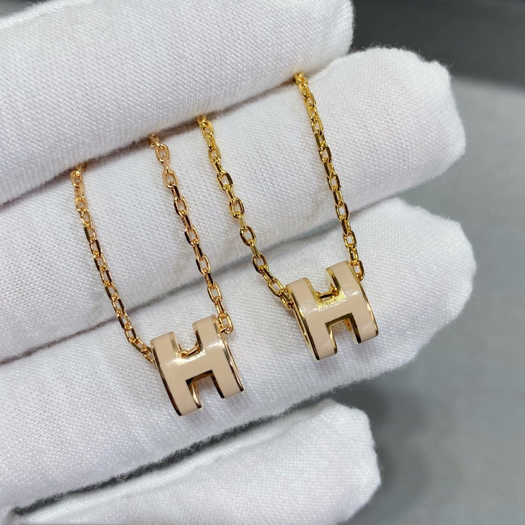 [Aetheris]MINI POP H NECKLACE