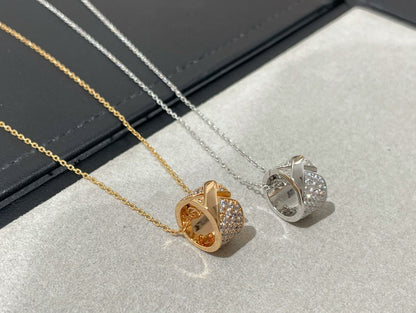 [Aetheris]LIENS EVIDENCE DIAMOND PAVED NECKLACE