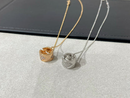 [Aetheris]LIENS EVIDENCE DIAMOND PAVED NECKLACE