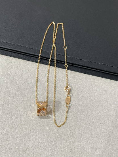 [Aetheris]LIENS EVIDENCE DIAMOND PAVED NECKLACE