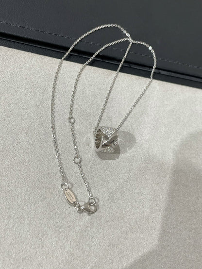 [Aetheris]LIENS EVIDENCE DIAMOND PAVED NECKLACE