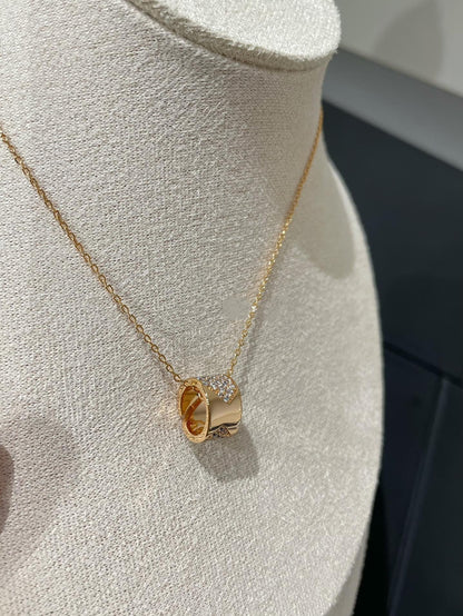 [Aetheris]LIENS EVIDENCE DIAMOND PAVED NECKLACE