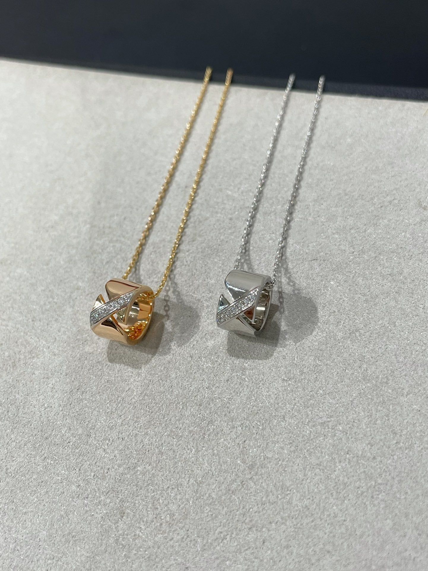 [Aetheris]LIENS EVIDENCE DIAMOND NECKLACE