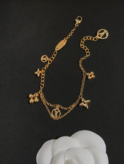 [Aetheris]BLOOMING ROSE GOLD MOP BRACELET