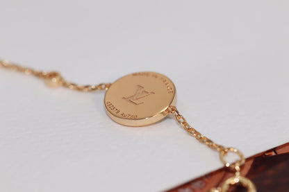 [Aetheris]STAR AND SUN 4 MOTIF ROSE GOLD MALACHITE BRACELET
