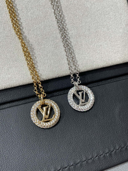 [Aetheris]BY NIGHT DIAMOND PAVED NECKLACE