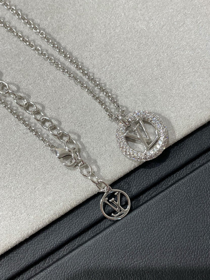 [Aetheris]BY NIGHT DIAMOND PAVED NECKLACE