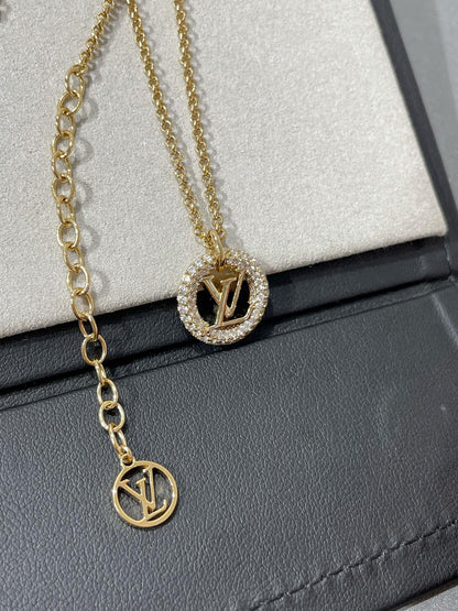[Aetheris]BY NIGHT DIAMOND PAVED NECKLACE