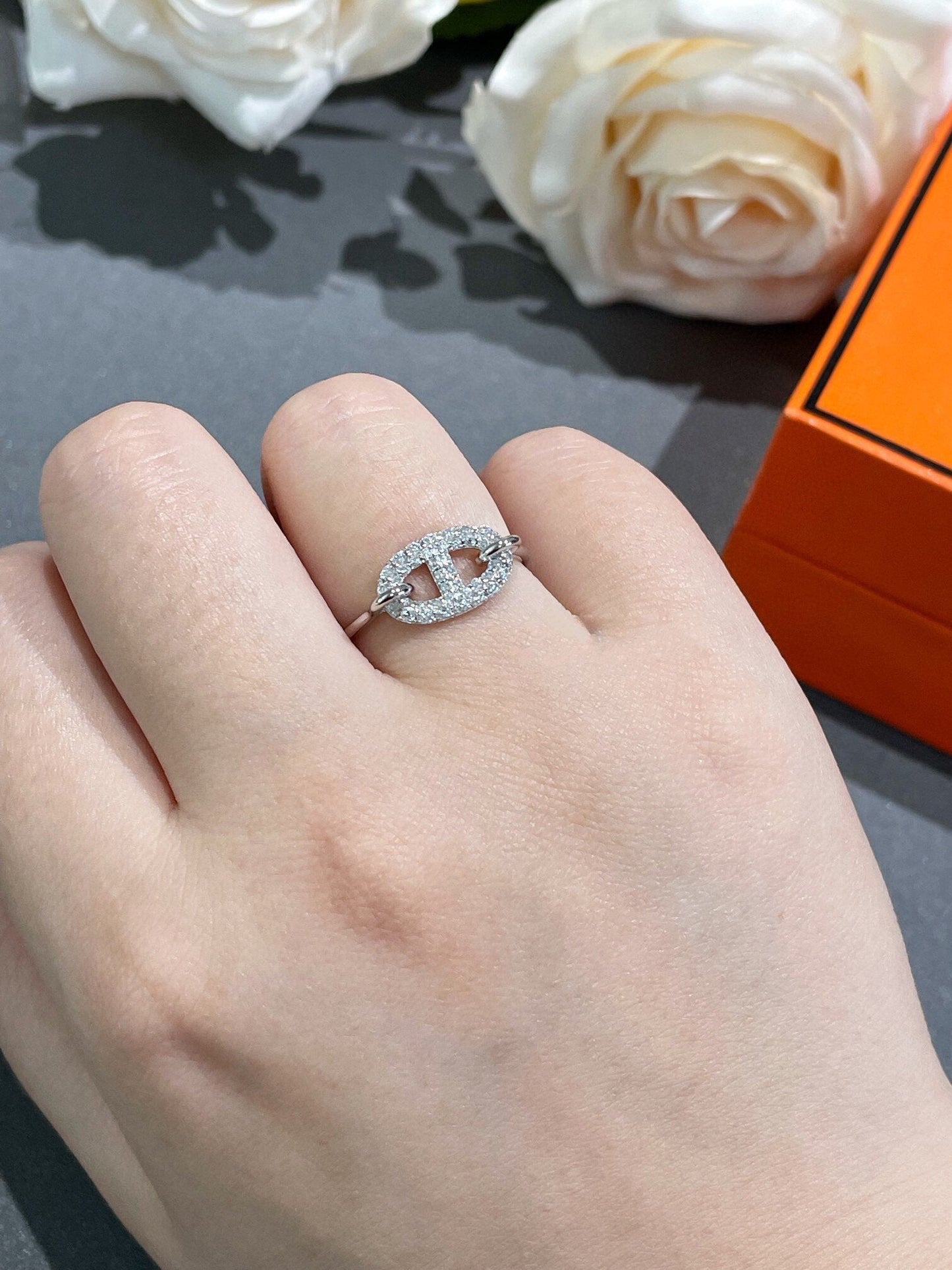 [Aetheris]RONDE KLEINER DIAMANTENRING
