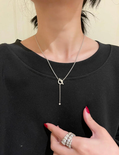 [Aetheris]FINESSE SILVER DIAMOND NECKLACE