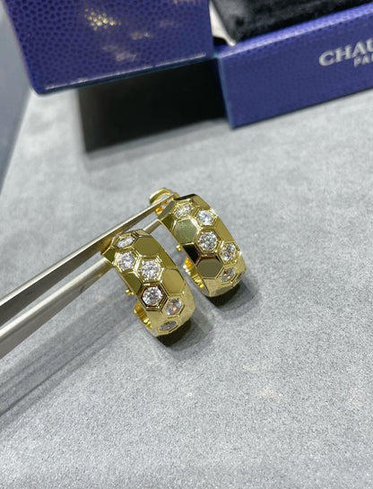 [Aetheris]BEE LOVE DIAMOND HOOP EARRINGS