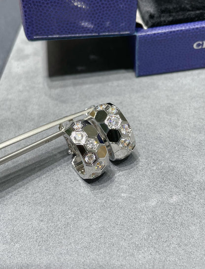 [Aetheris]BEE LOVE DIAMOND HOOP EARRINGS