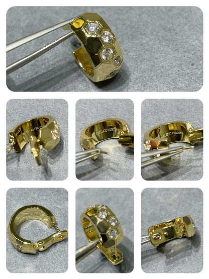 [Aetheris]BEE LOVE DIAMOND HOOP EARRINGS
