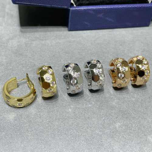 [Aetheris]BEE LOVE DIAMOND HOOP EARRINGS