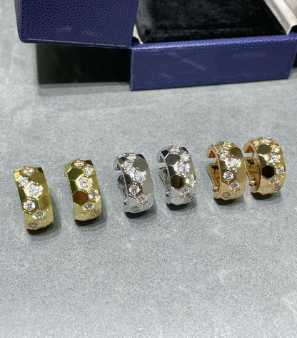 [Aetheris]BEE LOVE DIAMOND HOOP EARRINGS