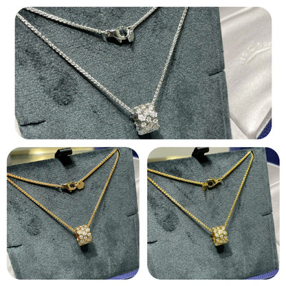 [Aetheris]BEE LOVE DIAMOND PAVED 3 ROW NECKLACE