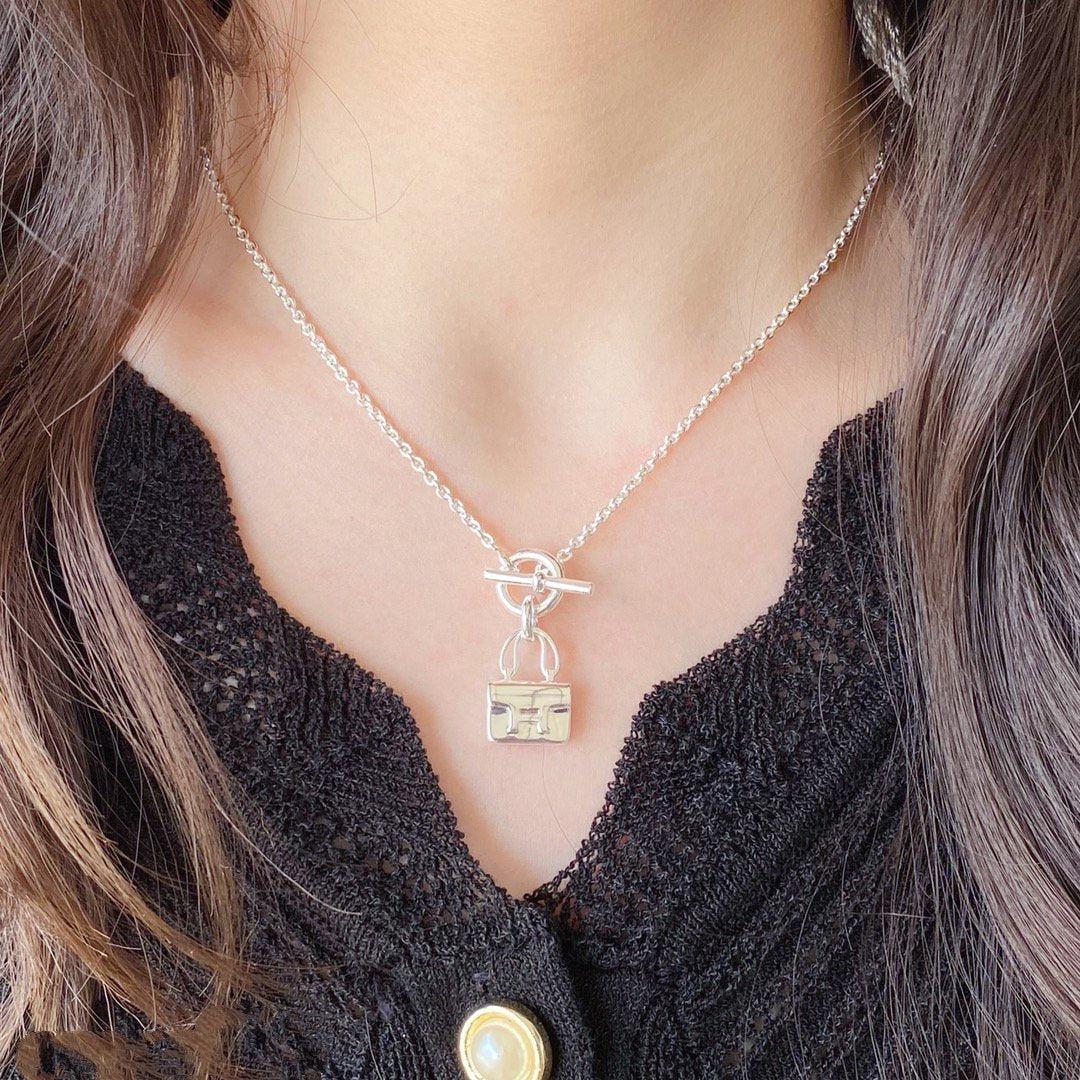 [Aetheris]CONSTANCE PEDANT SILVER NECKLACE