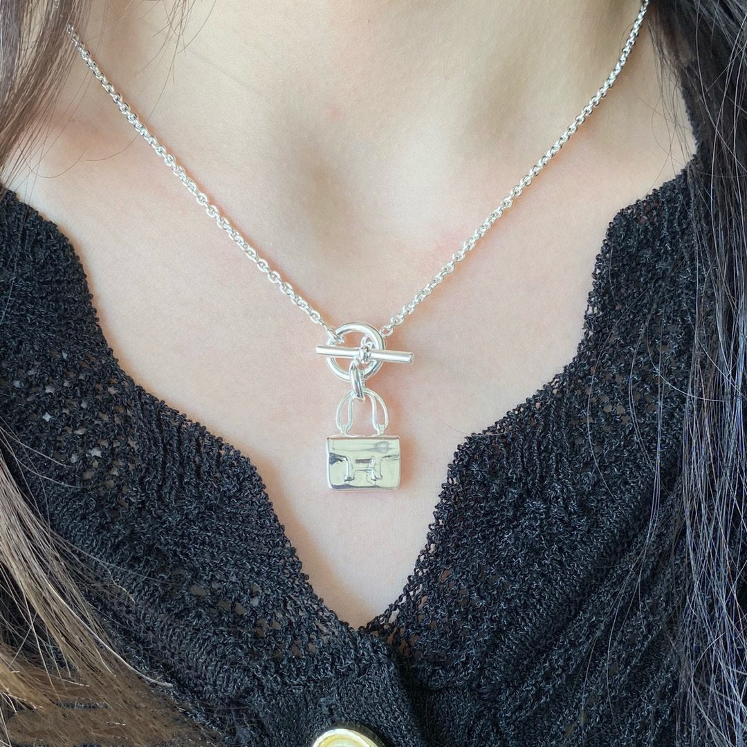 [Aetheris]CONSTANCE PEDANT SILVER NECKLACE