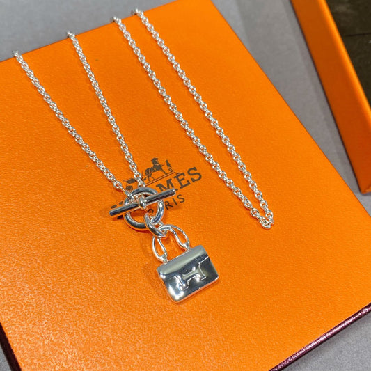 [Aetheris]CONSTANCE PEDANT SILVER NECKLACE