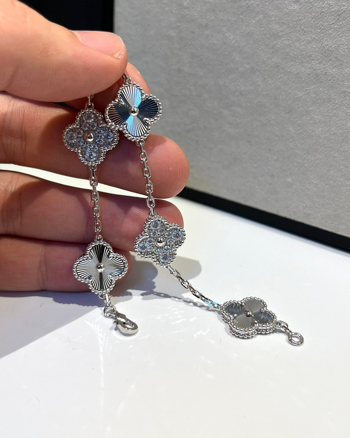 [Aetheris]LUCKY CLOVER 5-MOTIV ARMBAND - LASER COLLECTION