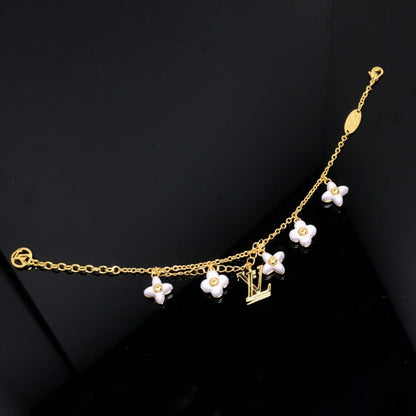 [Aetheris]LOGO 6 MOTIF STAR AND SUN GOLD BRACELET