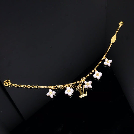 [Aetheris]LOGO 6 MOTIF STAR AND SUN GOLD BRACELET