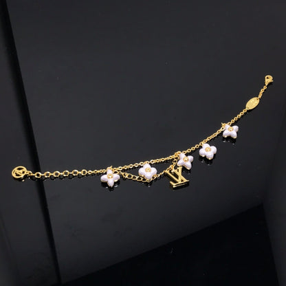 [Aetheris]LOGO 6 MOTIF STAR AND SUN GOLD BRACELET