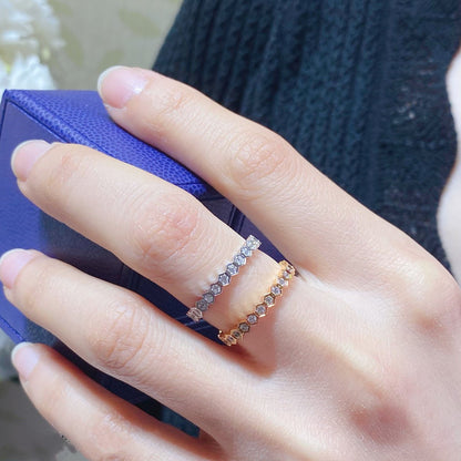 [Aetheris]BEE LOVE DIAMOND PAVED SMALL RING