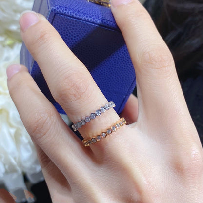 [Aetheris]BEE LOVE DIAMOND PAVED SMALL RING