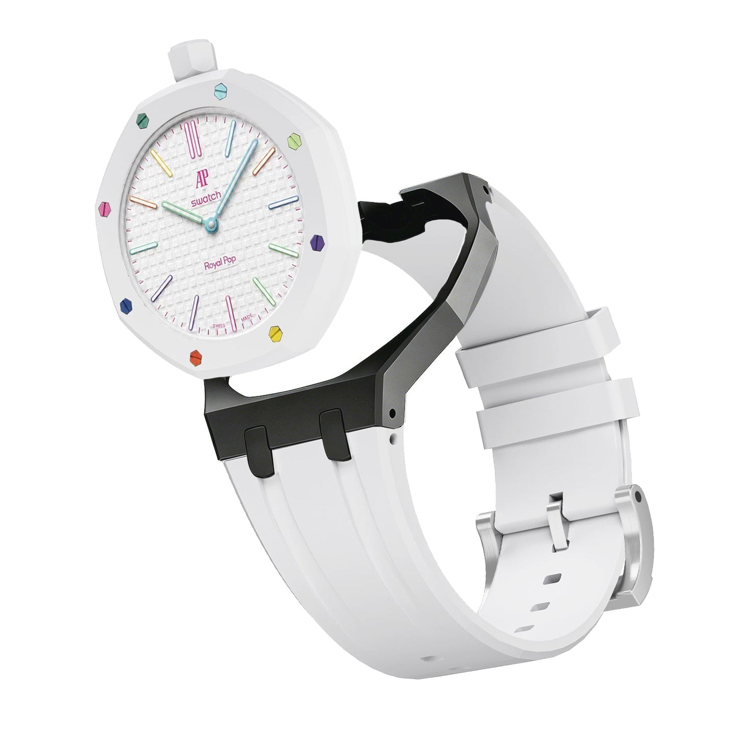 [Aetheris]Royal Oak Pop Exclusive Bioceramic Case & Silicone Strap Mix Color