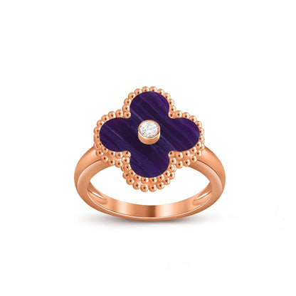 [Aetheris]KLEEBRETT-DIAMANT-AKZENT-RINGKOLLEKTION AUS ROSÉGOLD