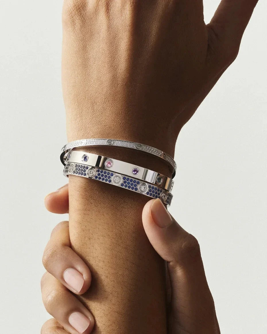 [Aetheris]CLASSIC 6.1MM LOVE BRACELET 10-DIAMOND FULL PAVÉ