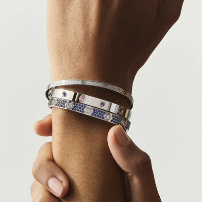[Aetheris]CLASSIC 6.1MM LOVE BRACELET 10-DIAMOND MULTICOLOR