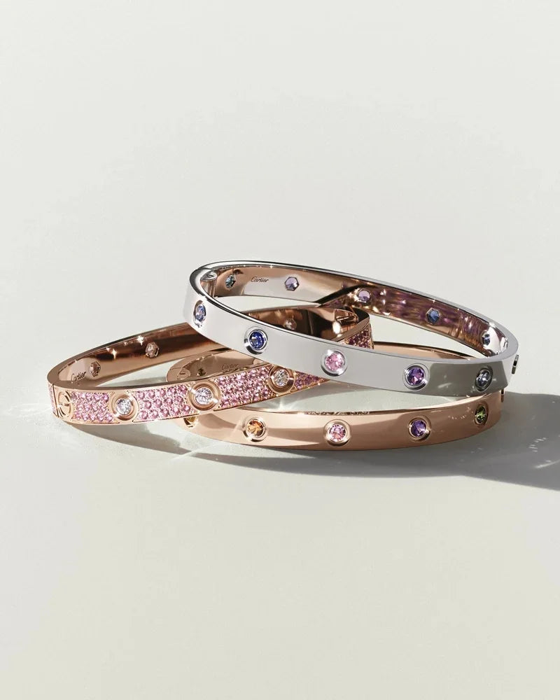 [Aetheris]CLASSIC 6.1MM LOVE BRACELET 10-DIAMOND FULL PAVÉ