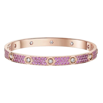[Aetheris]CLASSIC 6.1MM LOVE BRACELET 10-DIAMOND FULL PAVÉ